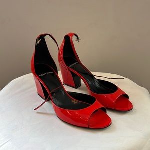 Pierre Hardy patent leather heeled sandals